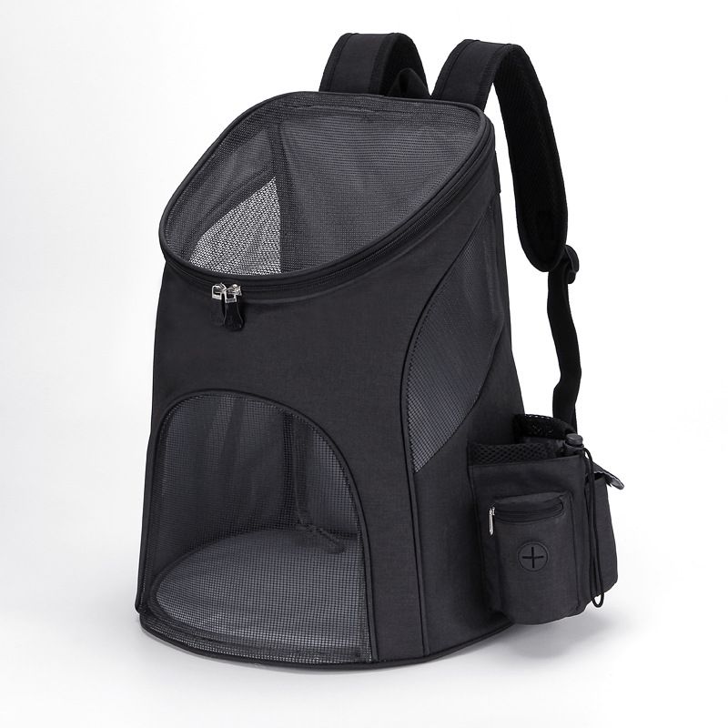 Outdoor Portable Cat Dog Carrier Foldable Pet Chest Backpack_voghion.com