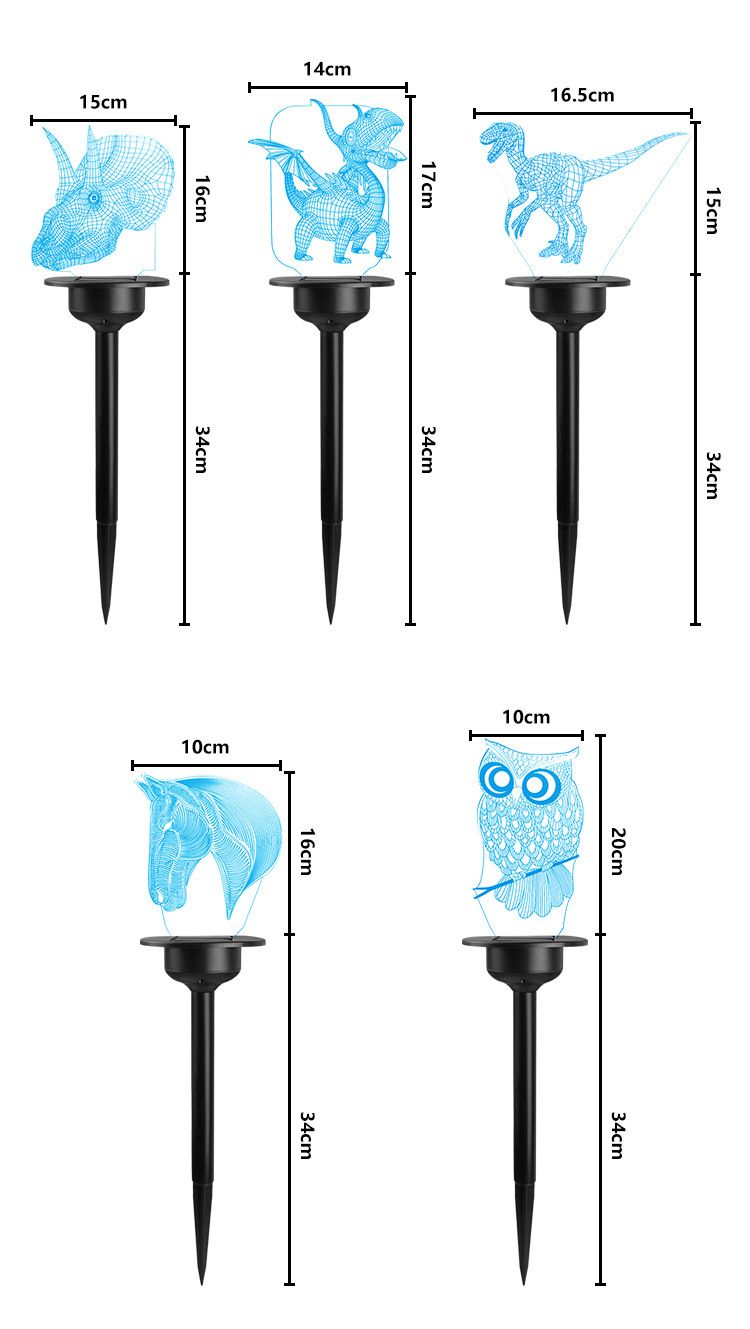 Solar Powered LED Garden Light With Acrylic Base - Waterproof Outdoor Pathway Lighting For Yard, Patio & Lawn Decor_voghion.com