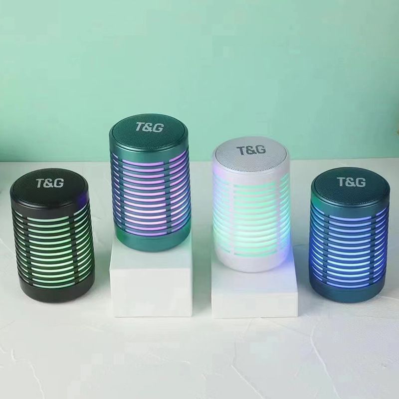 New creative LED luminous colorful single speaker, stunning surround sound, subwoofer, outdoor sports speaker_voghion.com