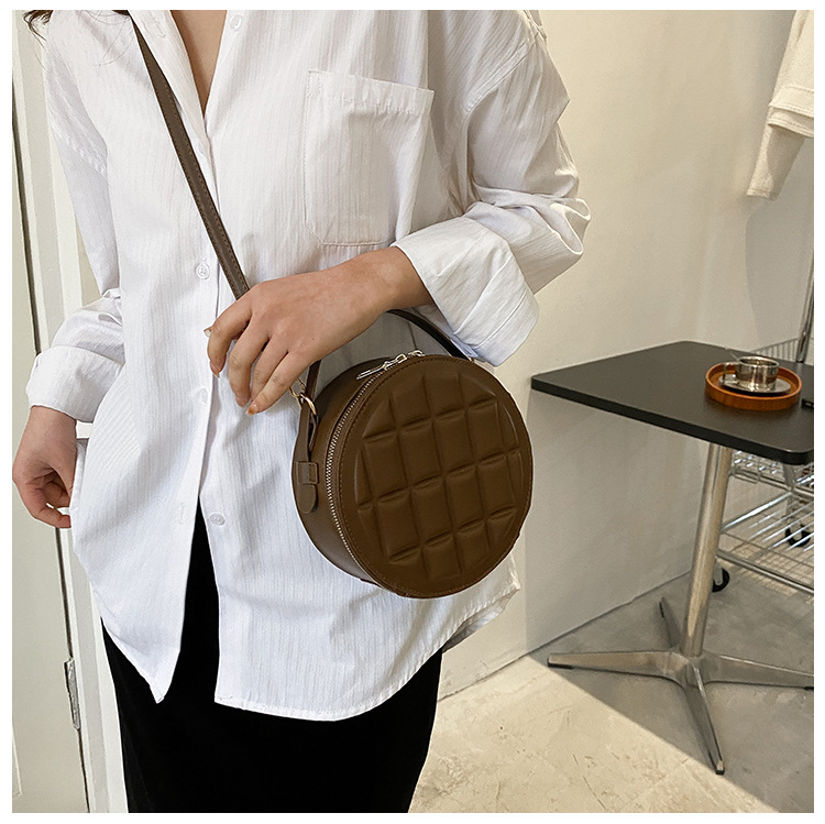 Geantă de mână pentru femei, cu model de tort rotund și pătrat, cu design de nișă de înaltă calitate, cu un singur umăr, tip messenger_voghion.com