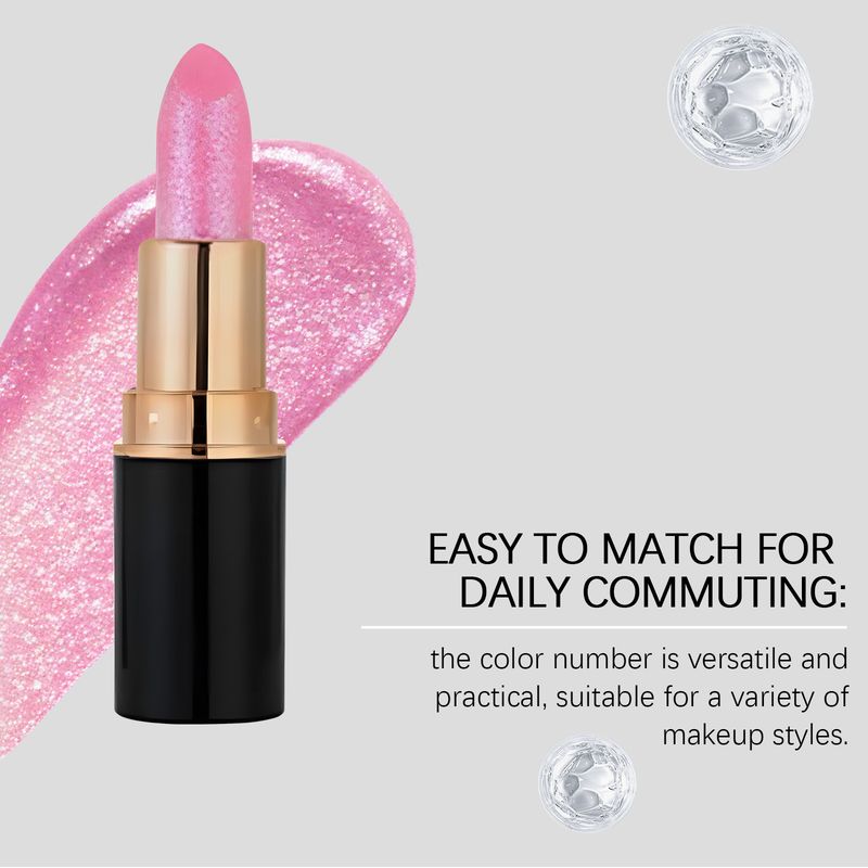 ZEPHOCO Lipstick Series Natural Color Bright Smooth Plump Lips Shimmer Lip Gloss_voghion.com