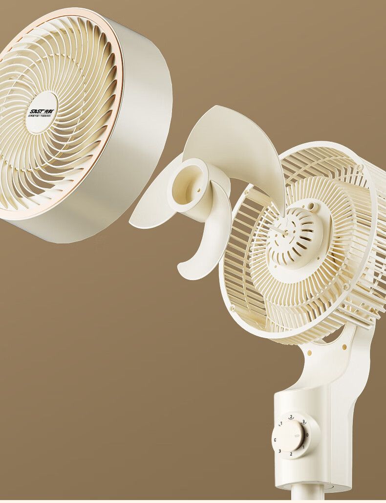 Air Circulator Fan - Ultra Quiet Floor Standing Fan For Home 3-Speed Adjustable With Powerful Airflow Energy Saving & Wide Oscillation_voghion.com