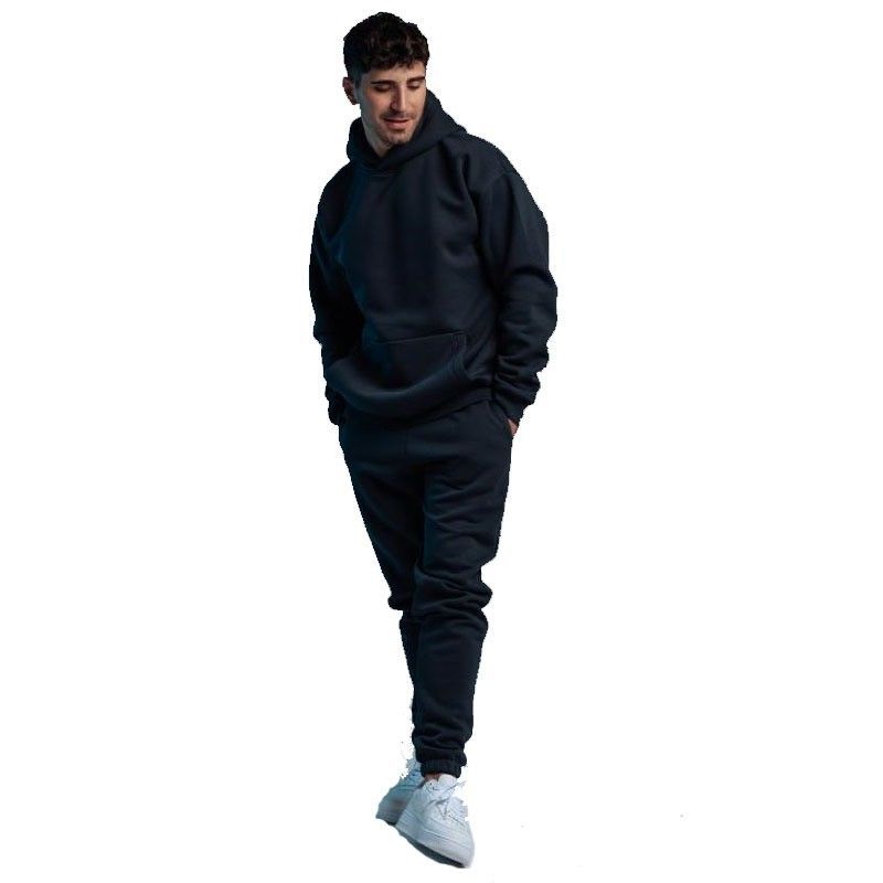 Sudadera con capucha de manga larga, traje de dos piezas, estilo punk rock, ropa urbana_voghion.com