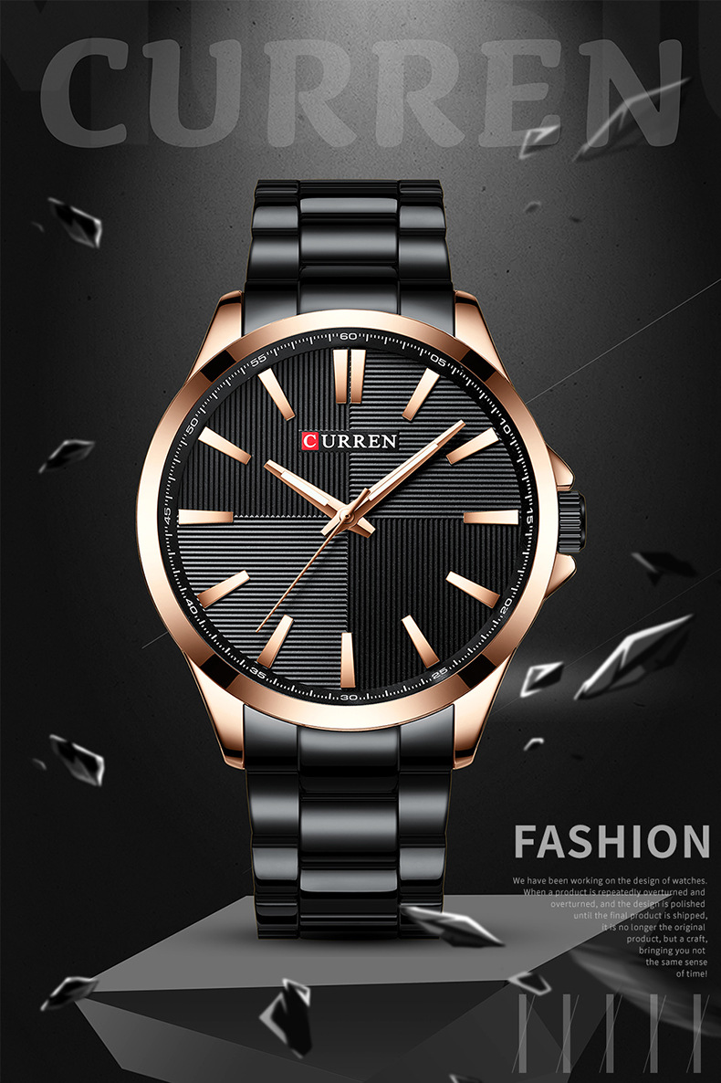 Männer Auer waasserdicht Quarz Auer Stol Band Männer Auer Business Casual Auer_voghion.com