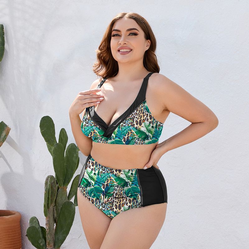 Hot Selling Bikini Sexy Plus Fat Plus Multi-Color Optional Split Swimsuit for Women_voghion.com
