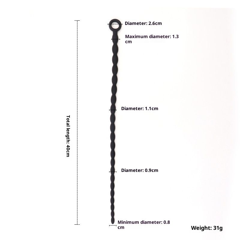 LuvBox Varilla Extendida Bolas Uretrales de Silicona para Hombres Juguetes Sexuales para Adultos Extractor de Semen Ojo de Caballo Productos Eróticos SM_voghion.com
