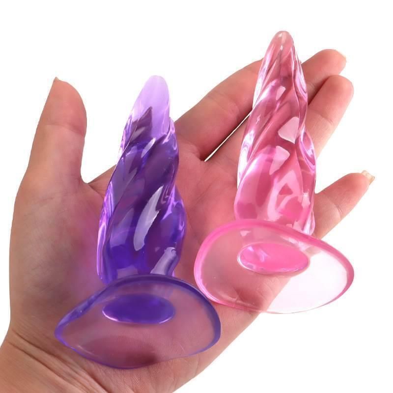Dildo anale in silicone per masturbazione, plug anale e vaginale_voghion.com