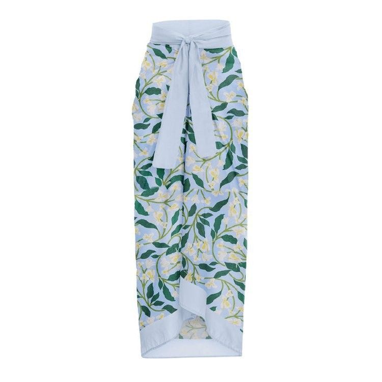 Dame jumpsuit chiffon nederdel strand badedragt_voghion.com