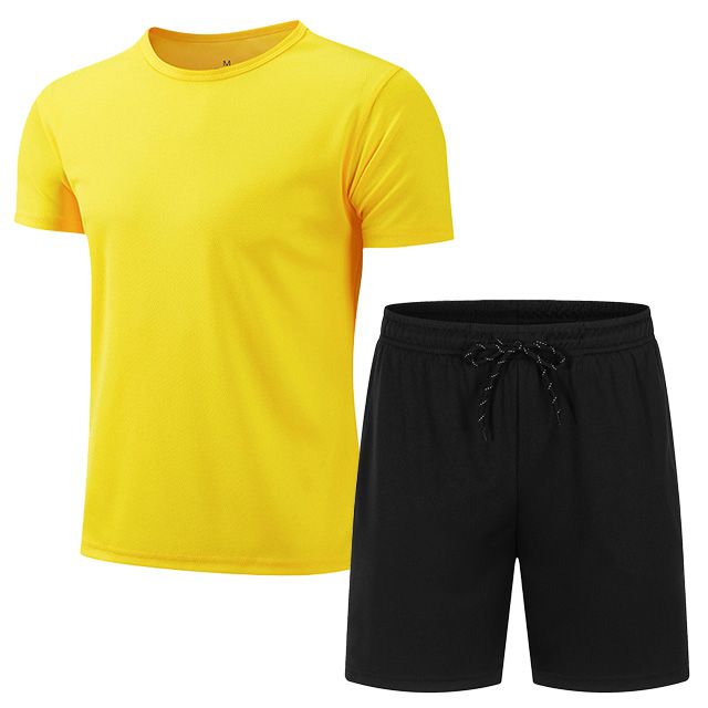 Conjuntos para hombre, traje de verano, traje de dos piezas, ropa deportiva, camisetas, pantalones cortos, marca de moda, ropa para correr, Fitness, gimnasio, conjunto corto para hombre_voghion.com