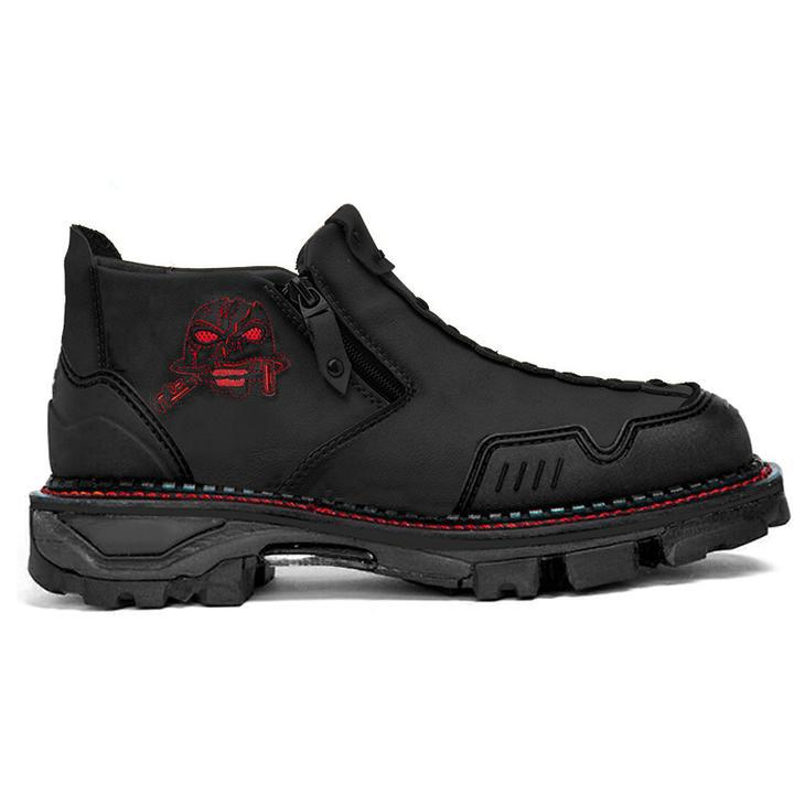 Baoxinli Foreign Trade New Men's Martin Boots Halloween Skull Boots_voghion.com
