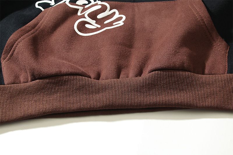 Sweat à capuche en polaire à motif d'elfe, KAN @ YE, style Hip hop, début du printemps 2023_voghion.com