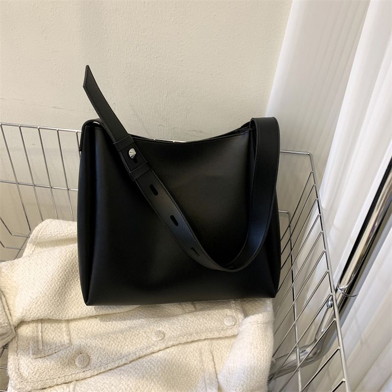 Two piece set mother fashion 2024 spring soft leather single shoulder large capacity handbag women's bag_voghion.com