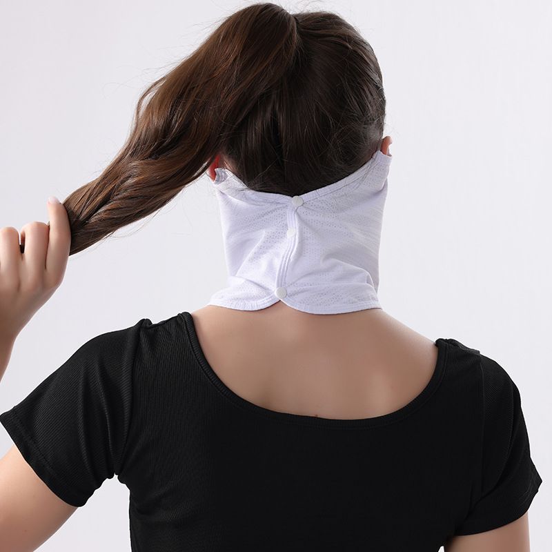 UPF50+ Sonnenschutz aus Eisseide für Männer, Sommer, Outdoor, Radfahren, Sonnenschutz, Vollgesichtsmaske, atmungsaktiv_voghion.com