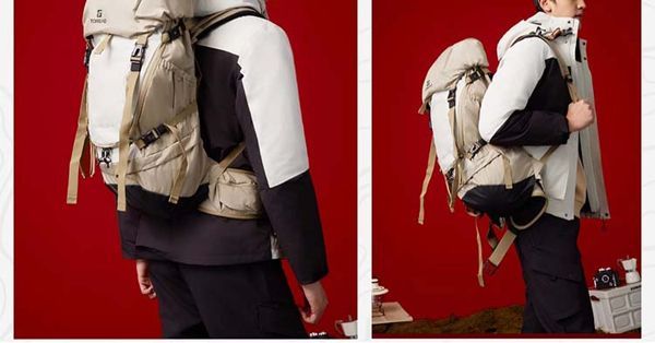 Pathfinder 50L großer Outdoor-Sportrucksack, wasserdicht, atmungsaktiv, verschleißfest, für den Wanderbereich_voghion.com