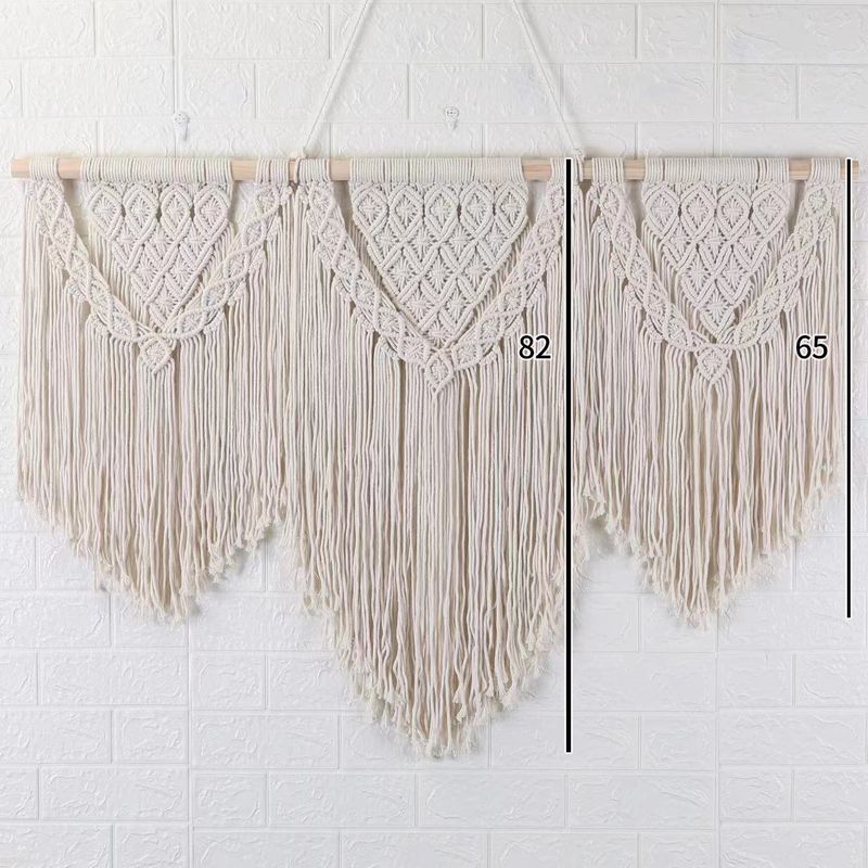 Nuova tenda divisoria per porta a tre sezioni in stile bohémien, semplice e decorativa, intrecciata a mano, staccabile_voghion.com