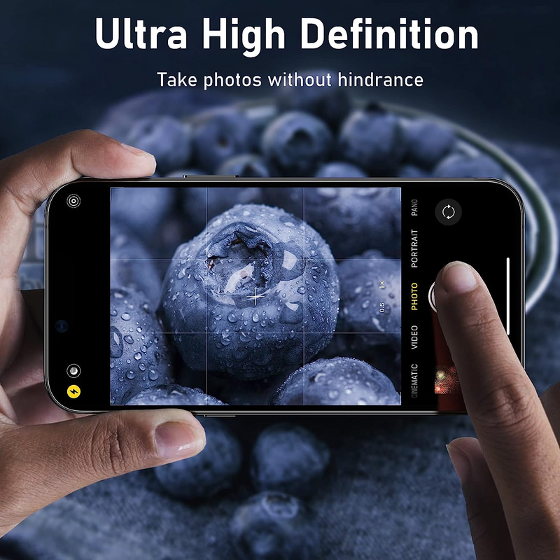 Kameraobjektivschutz Metallring Gehärtete Glasabdeckung für iPhone 14 Pluw 13 Pro Max 12 11 iPhone14 14Pro Schutzzubehör_voghion.com