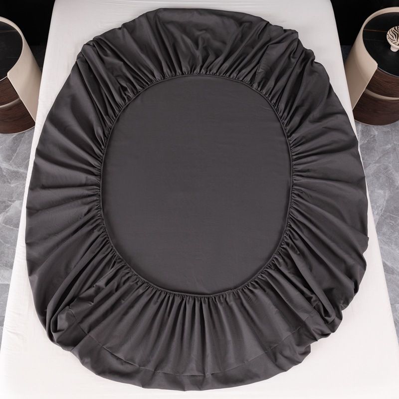 Solid Color Fitted Mattress Protector - Waterproof & Dustproof (Elastic Deep Pocket Hypoallergenic Breathable Fabric Universal Size)_voghion.com