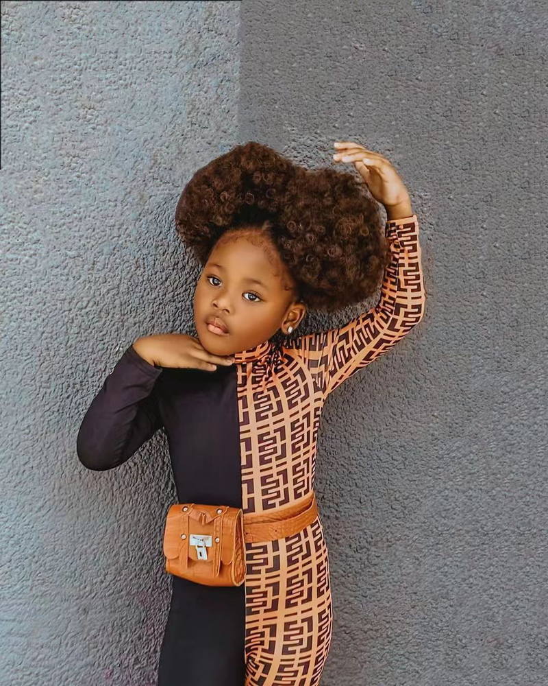M8023 Mädchen 2024 Neue Casual Langarm Mode Gedruckt Farbe Block Overall Instagram Kinder Tragen_voghion.com