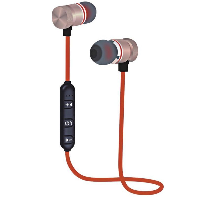 Auricolari stereo Bluetooth sportivi wireless a doppio orecchio, batteria a lunga durata, auricolari magnetici da appendere al collo, auricolari di marca_voghion.com