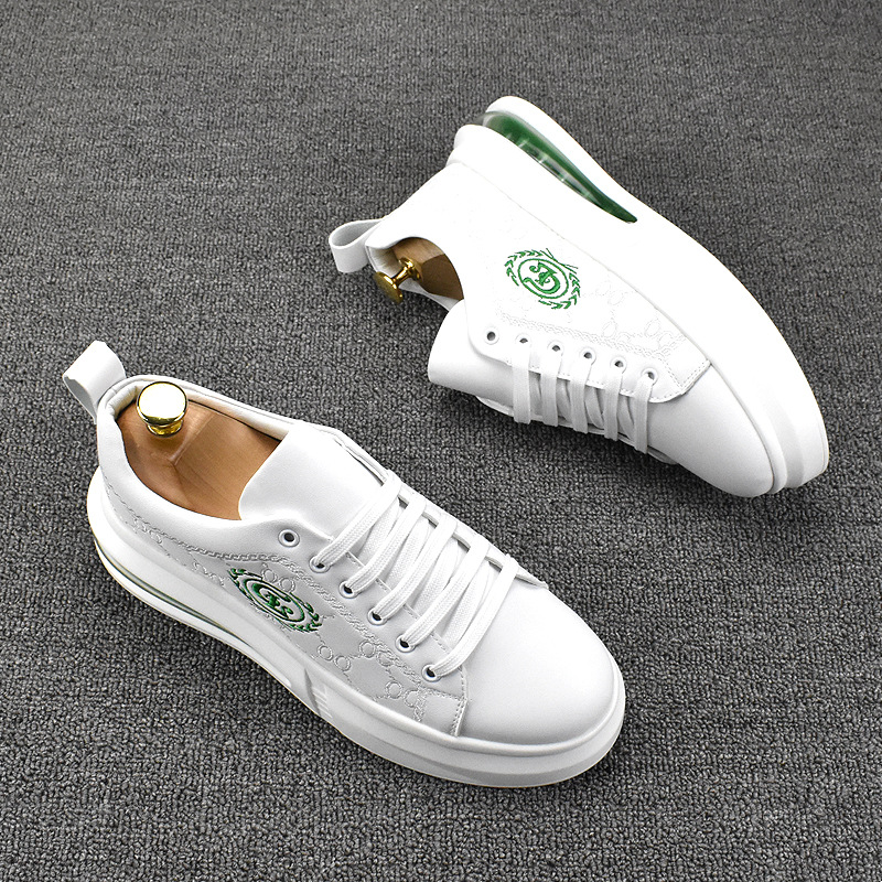 Piastra di altezza interna Versione coreana del nuovo fondo spesso traspirante a banda bassa primaverile e autunnale con la tendenza delle scarpe da uomo _voghion.com