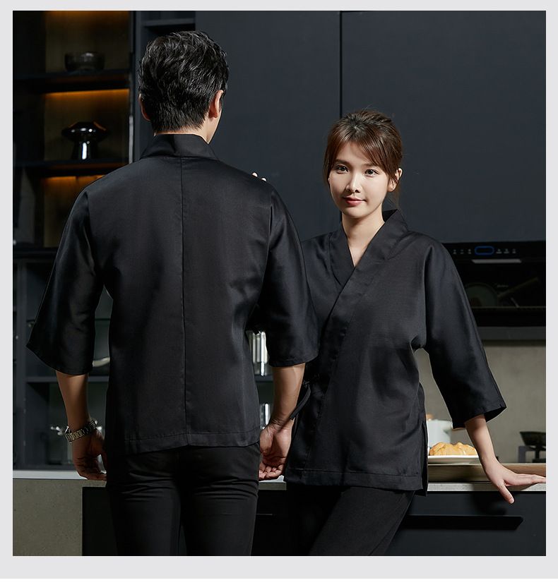 Men's Clothing Work Clothes, Japanese Restaurant Chef Clothes, Sushi Restaurant, Sashimi Barbecue Restaurant, Work Clothes, Kimono, Izakaya Clothes_voghion.com