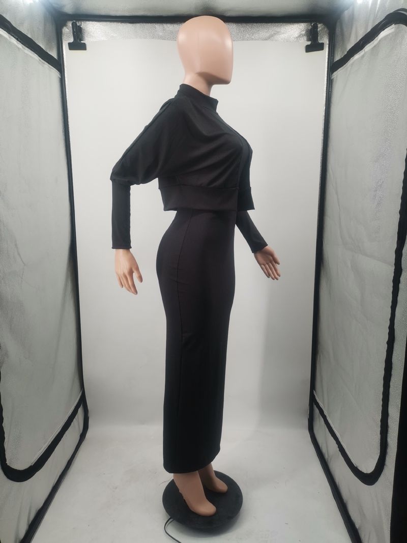 Women's vest dress + small coat slimming inside with outside wear style_voghion.com