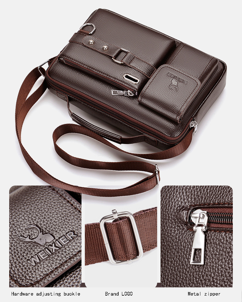 Männer Anti-diebstahl PU Leder Schulter Taschen Wasserdichte Business Handtasche Reise Tote Umhängetasche Kreuz körper Messenger Tasche Pack für Männliche_voghion.com