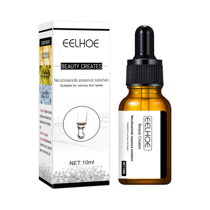EELHOE Poriënkrimpende en huidverhelderende Nicotinamide Original Solution Enkelvoudige nucleotide-essence Hydrateert en_voghion.com