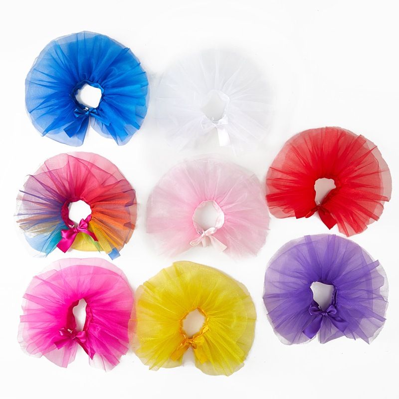 Neu Haustier TUTU Glänzender Tüll Krawatte Hundekostüm Halbrock_voghion.com