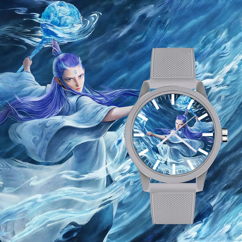 Men's Watches Magic Child Peripheral Nezha Student Quartz Watch Magic Pill Same Style Silent Lifestyle Leisure Children's Precision Watch_voghion.com