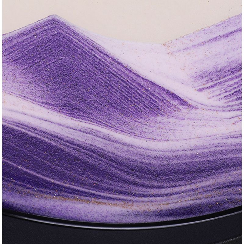 3D Three-Dimensional Flowing Sand Ornament Creative Gift Birthday Stress Relief Art Sandglass Home Round Landscape_voghion.com