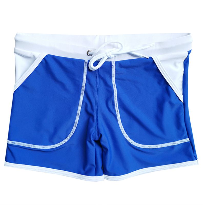 Men's New Large Pocket Nylon Swim Trunks Fashionable Close-fitting Summer Pool Beach Quick-dry Boxer Shorts_voghion.com
