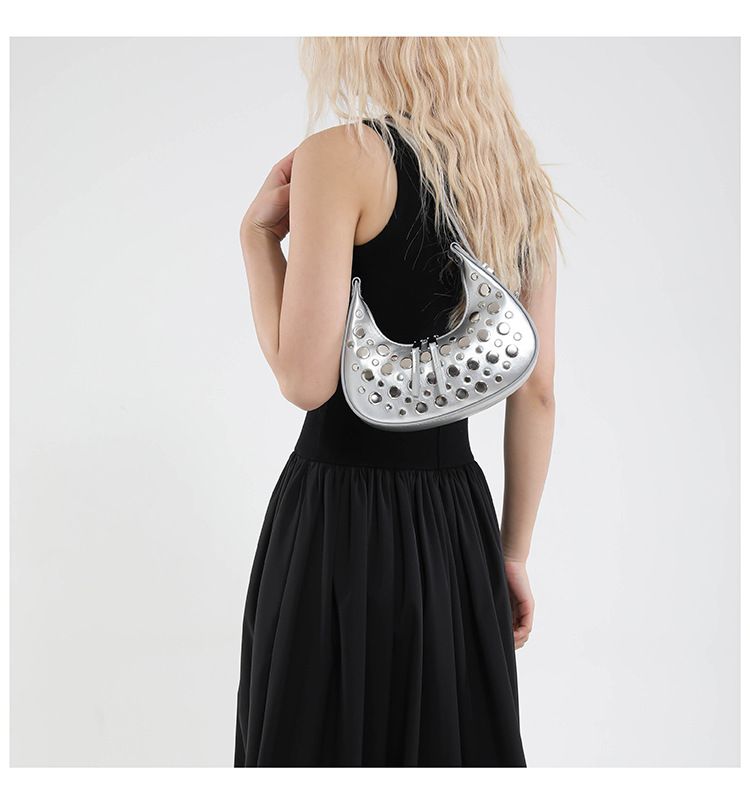 Borsa a tracolla versatile da donna, casual, con tracolla singola, primavera estate 2025, nuova moda coreana_voghion.com