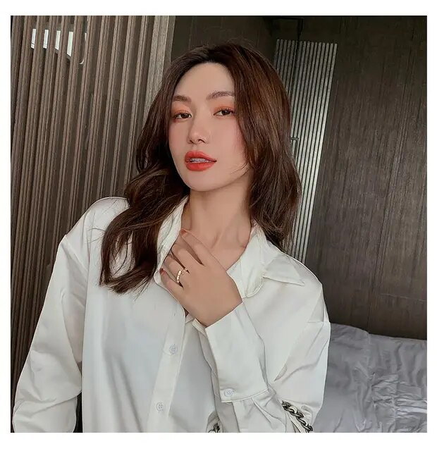 2022 nuovi opali di design a forma di bambù anelli regolabili color oro gioielli di moda coreani accessori di lusso per feste per il regalo della donna_voghion.com