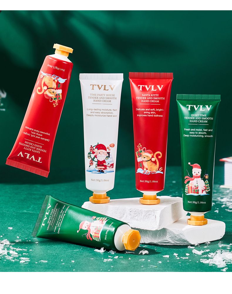Handcreme Weihnachten Neujahr Feuchtigkeitsspendendes Handcreme-Set Handpflege_voghion.com