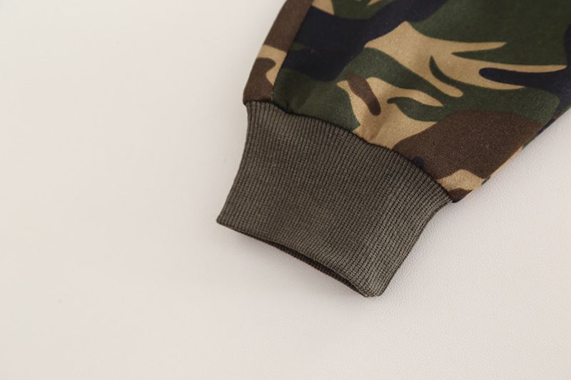 Boys' Western Style Cool Handsome Camouflage Children's Clothing 2025 New Baby Spring And Autumn Set Trend_voghion.com