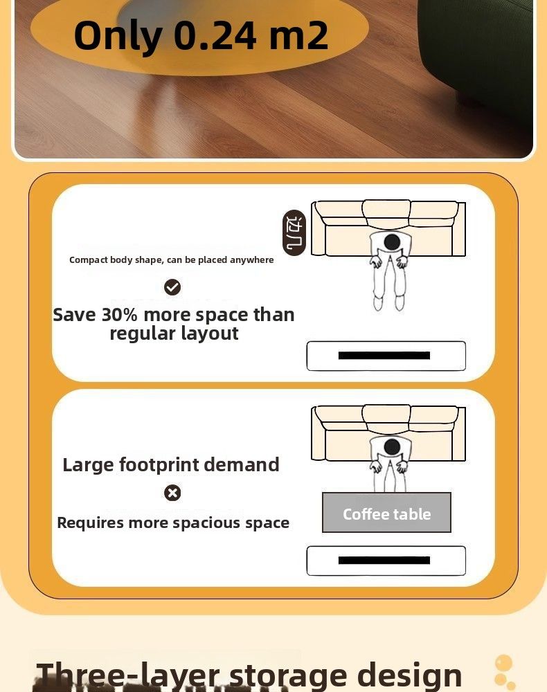 Stile casa Divano laterale Soggiorno Caffè Camera da letto principale Comodino Balcone Tavolo Piccolo mobiletto Portaoggetti_voghion.com