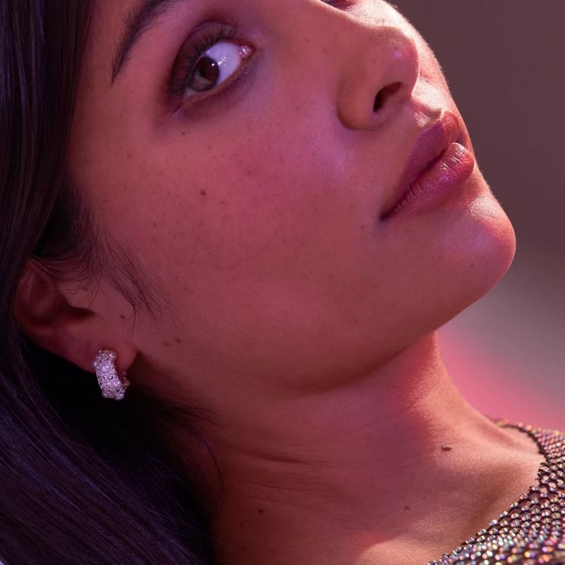 Eleganti orecchini a bottone con perle francesi e zirconi cubici, design geometrico vintage, orecchini con temperamento in argento sterling 925_voghion.com