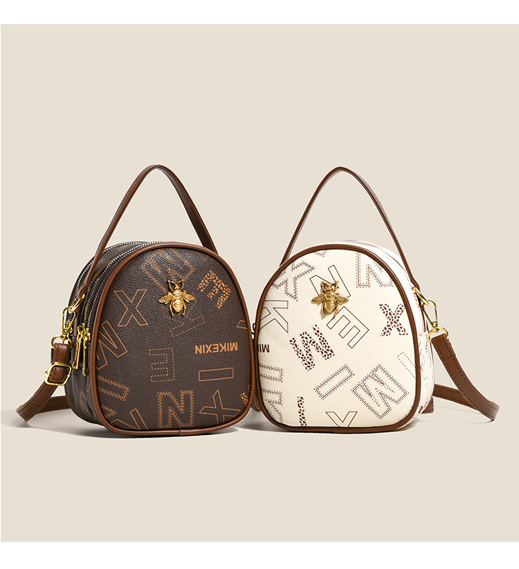 Shoulder Bag for Women New Top Quality Fashion Printed Classic Crossbody Bag Versatile, Personalized and Practical Three-layer Mobile Phone Bag_voghion.com
