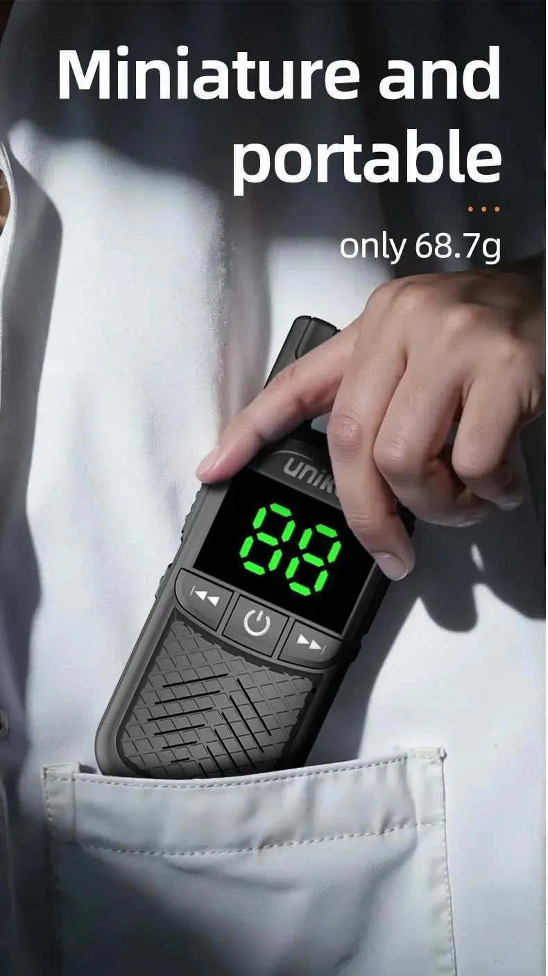 better Quality UNIKOO UK48 Talkie 4 PCS LCD Display Mini Portable Handheld Ra Cunicador Long Range Kids Walkie Talkies F250930_voghion.com