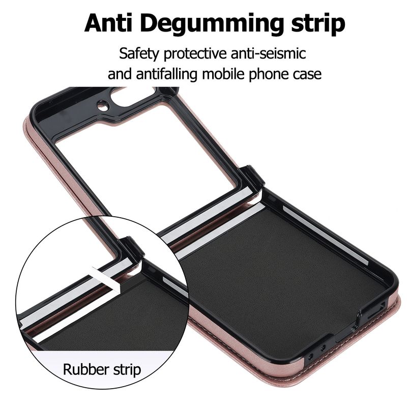 Nuova custodia per cellulare Z Flip6 per donna Custodia protettiva a tracolla Samsung Flip4 Custodia in pelle per cellulare a quadri_voghion.com