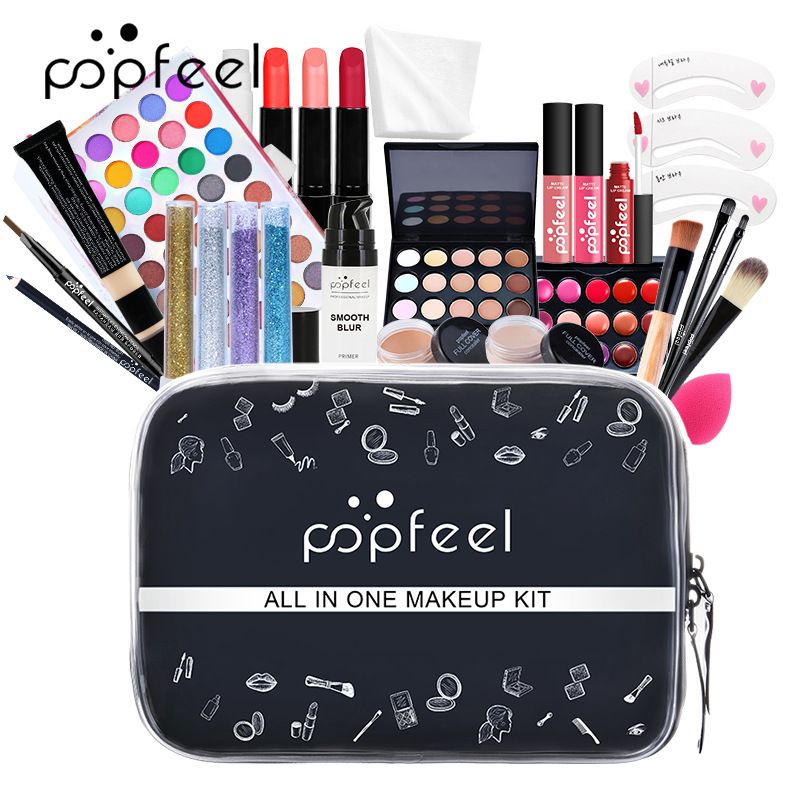 Make-up-Sets Exklusive Make-up-Set-Kombination Anfänger Schönheit Mädchen Licht Kosmetik_voghion.com