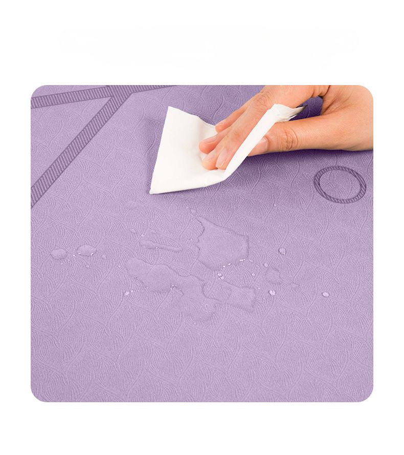 TPE Thickened And Widened 90cm Silent Shock Absorption Non-Slip Dance Home Yoga Mat_voghion.com