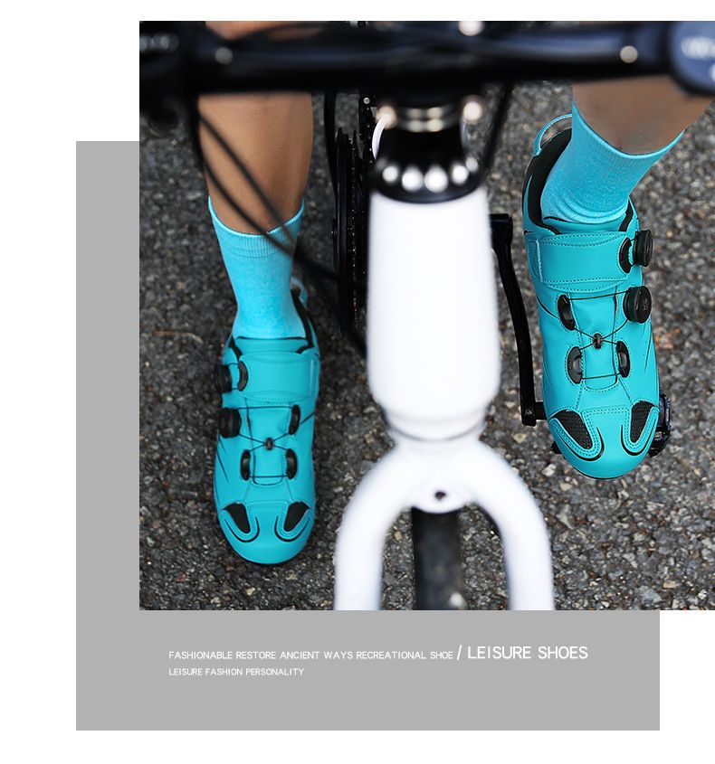 Zárható kerékpáros cipők Tavaszi és nyári zárható cipők Férfi és női országúti kerékpáros cipők Kemény talpú hegyi kerékpáros sportcipők_voghion.com