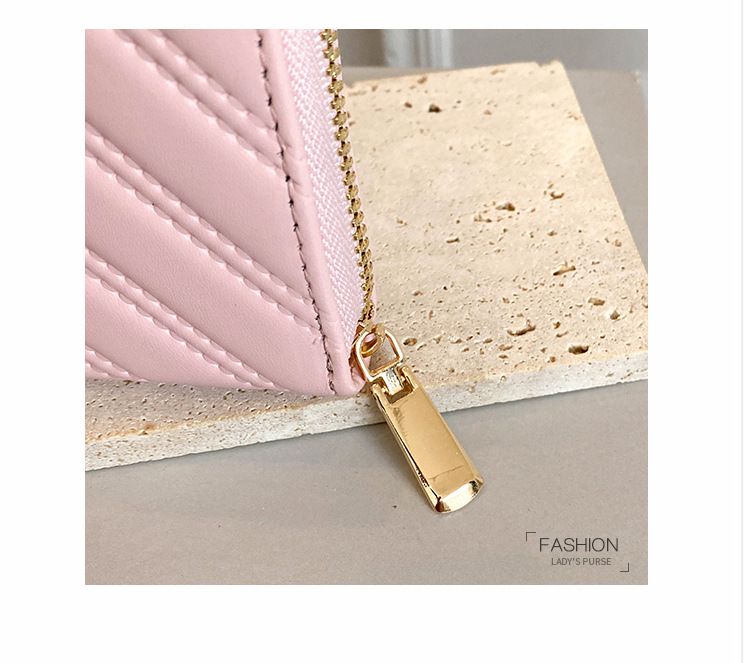 Dámské kabelky, měkká kožená malá peněženka, dámská vyšívací nitě, řemeslná zipová krátká peněženka v japonském stylu, jednoduchá krátká spona, trendy_voghion.com