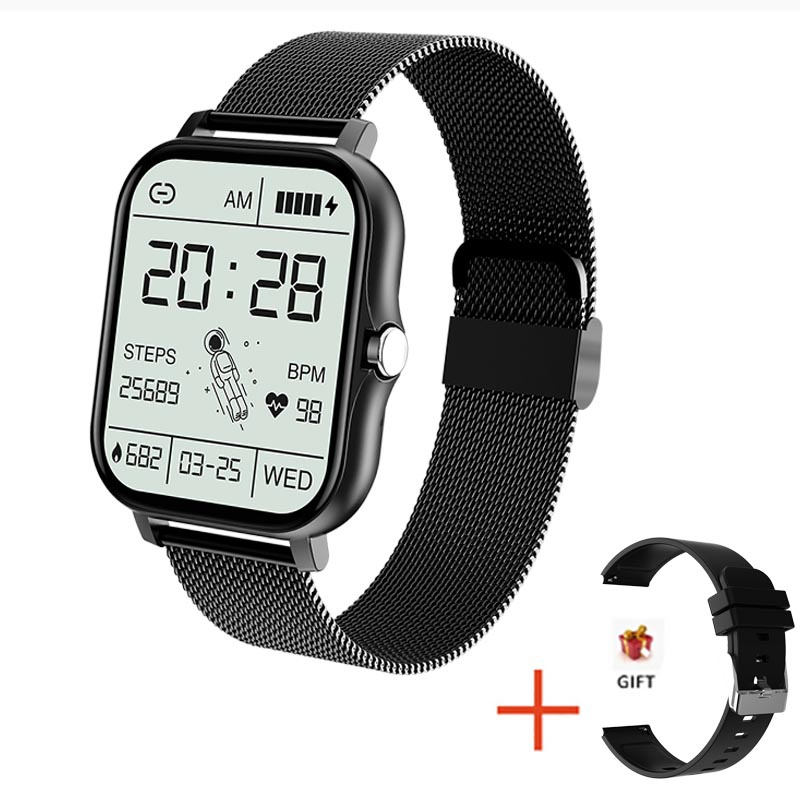 Neue Smartwatch für Damen und Herren, 1,83-Zoll-Farbdisplay, Full-Touch, Bluetooth-Anruf, Smart-Armband, lebenslang wasserdicht, Fitness-Tracker, Gesundheitsarmbänder für Damen_voghion.com