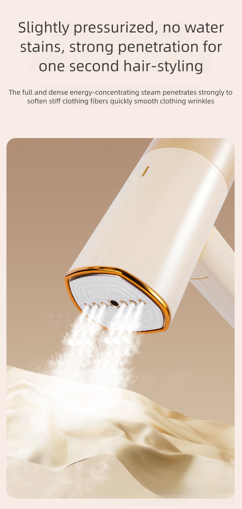 Tragbares, magisches elektrisches Bügeleisen – Handspray, kleine hängende Kleidung, Dampfbügeln_voghion.com