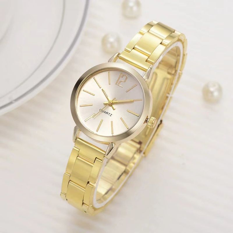 Heißer verkauf frauen dünne schmale riemen einfache business stahlband quarzuhr weibliche studentin prüfung uhr geschenk box_voghion.com