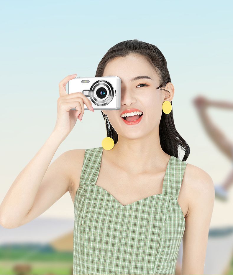 New Q12 Student Party Digital HD Girls' Exclusive 4K Pixel Mini Card CCD Camera_voghion.com