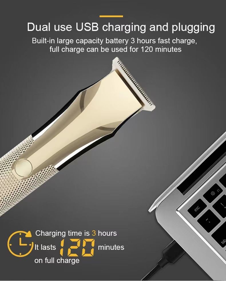 Rechargeable Hair Clipper For Bald Head - Professional Electric Shaver & Trimmer For Men, Cordless & Waterproof_voghion.com